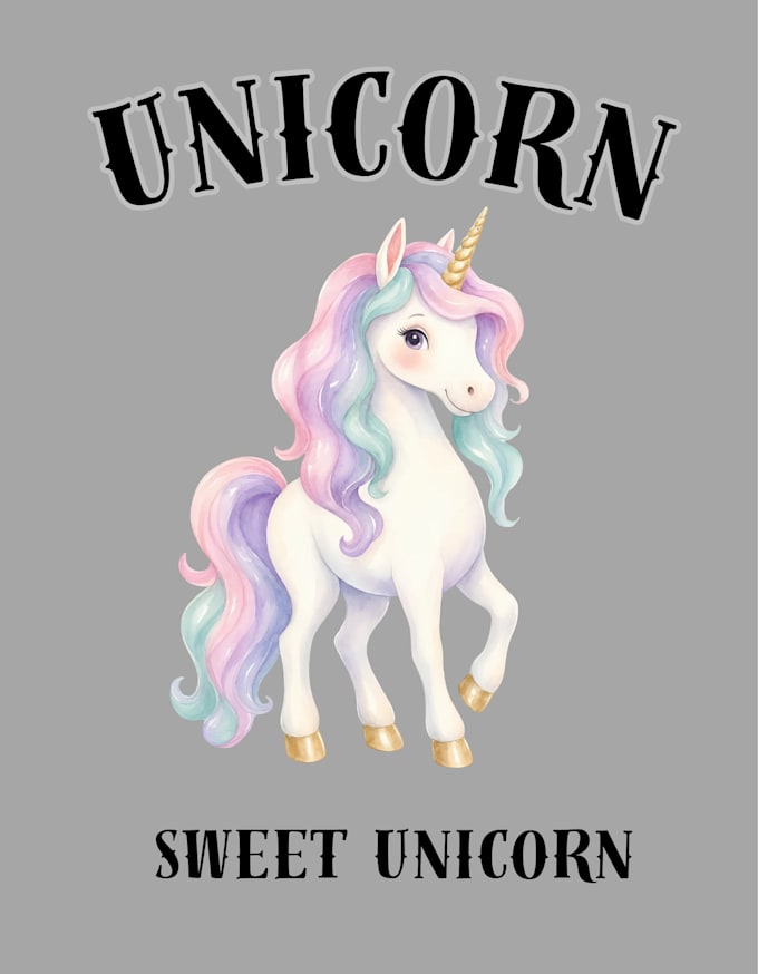 create new design unicorn tshirt