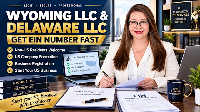 form wyoming llc delaware llc and get ein number fast