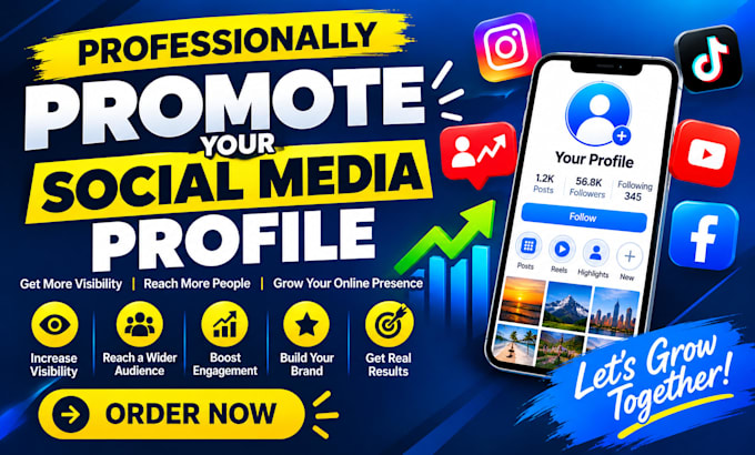 boost your profile visibility with social media promotion