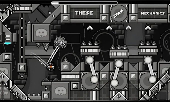create rate worthy factory style decoration for your geometry dash level