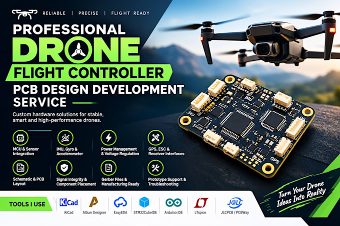 professional drone flight controller pcb design development service