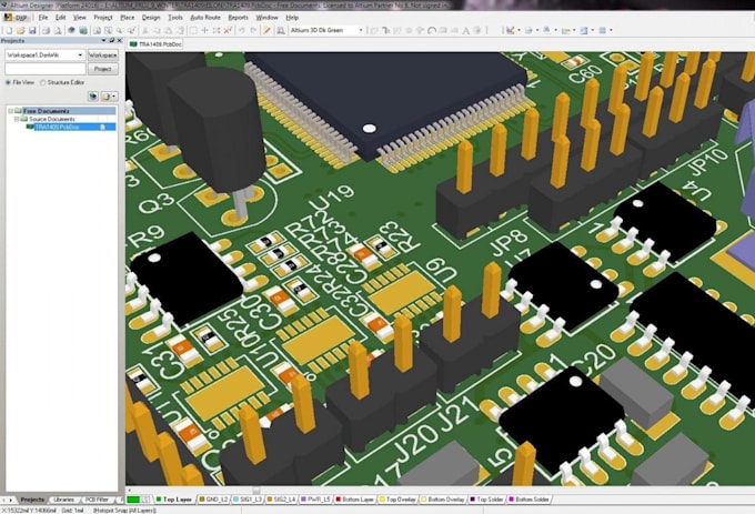 design circuit schematic, pcb layout, pcb design, hardware prototyping in altium