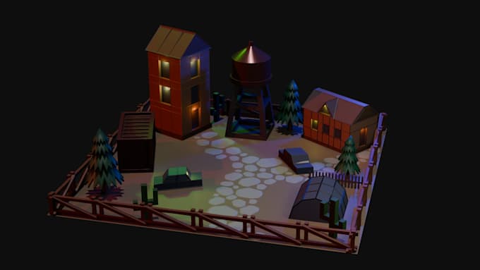 create 3d game characters and creatures in blender