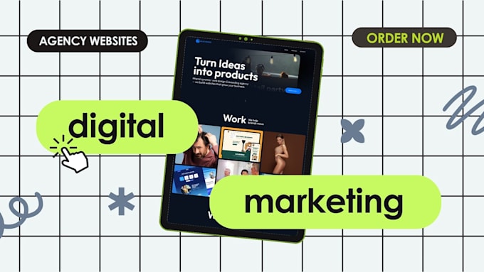 design digital marketing agency website