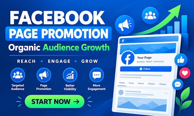 do facebook promotion and grow your fb page organically