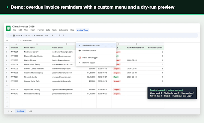 automate google sheets with apps script and formulas