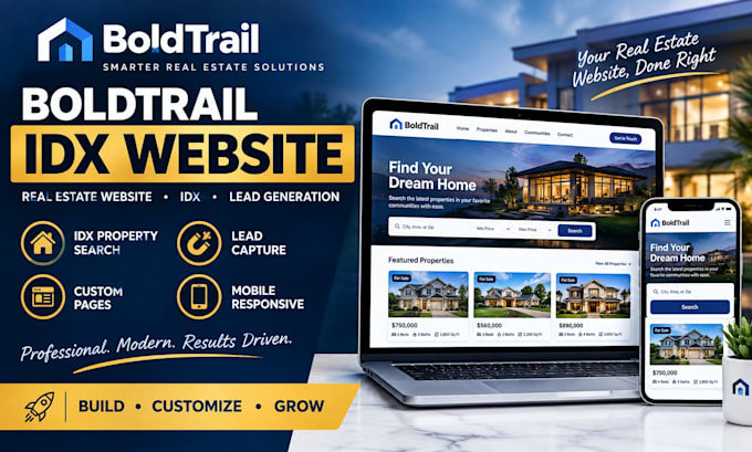 build and customize your boldtrail idx real estate website