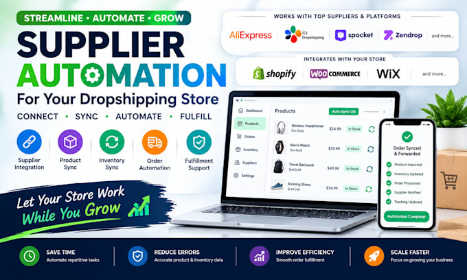 set up supplier automation for your dropshipping store