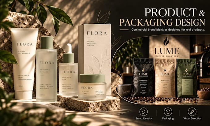 create a premium brand identity and visual direction