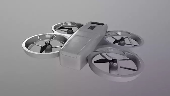 replace3d cinewhoop frame,uav,cad drone model,chassis,landing gear for tpu print
