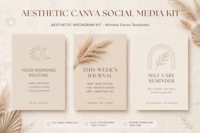 design aesthetic canva post