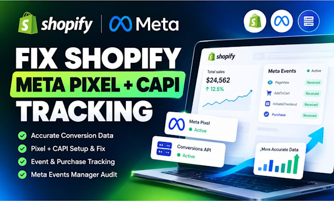 fix shopify meta pixel and conversions API tracking