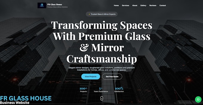 build a responsive modern react website