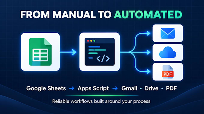 automate google sheets, gmail and drive with apps script