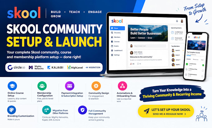 optimize circle so circle so mighty network skool community setup mighty network