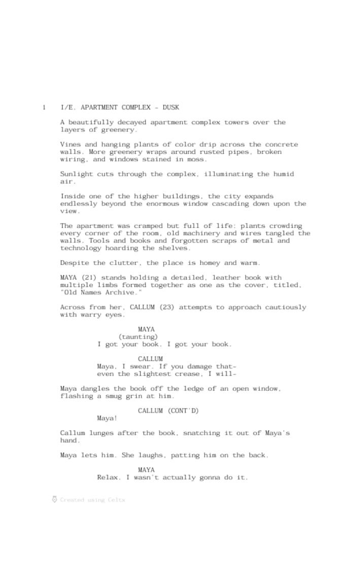 write a captivating screenplay for your short film