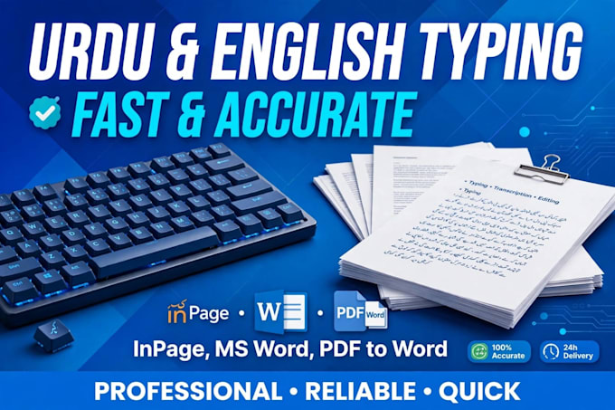do fast typing urdu and english