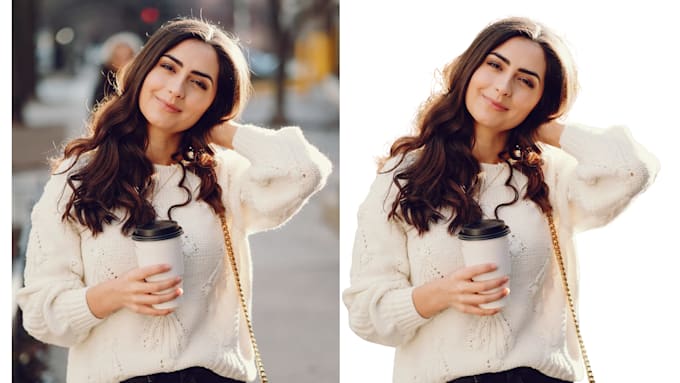 professionally remove background from image, cut out photos