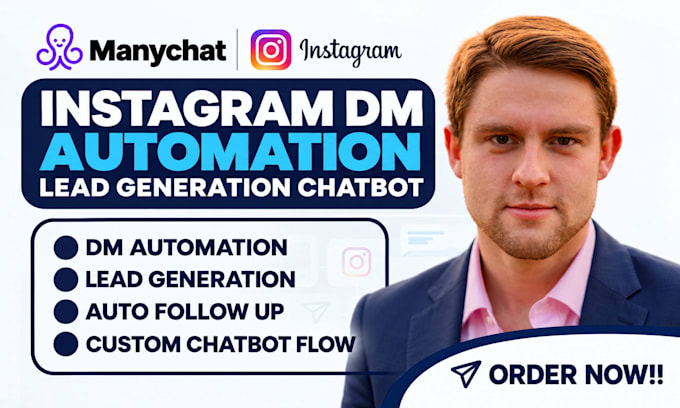 manychat instagram dm automation lead generation chatbot