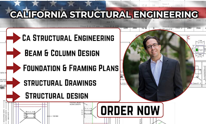 provide california stamp and structural engineering review and permit drawing