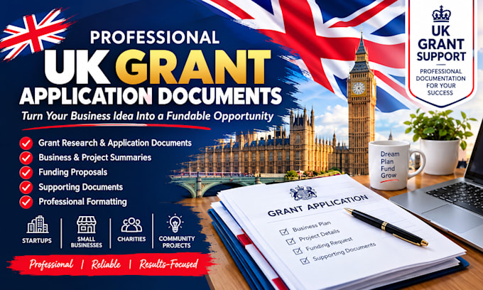 prepare your UK grant application documents