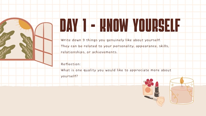 create a personalized self confidence workbook