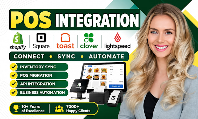 integrate shopify square toast clover and lightspeed pos