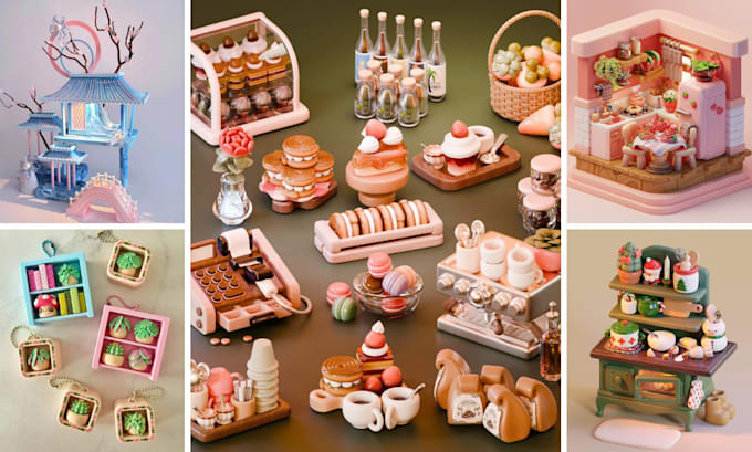 design printable 3d miniatures, tabletop characters and collectible figures