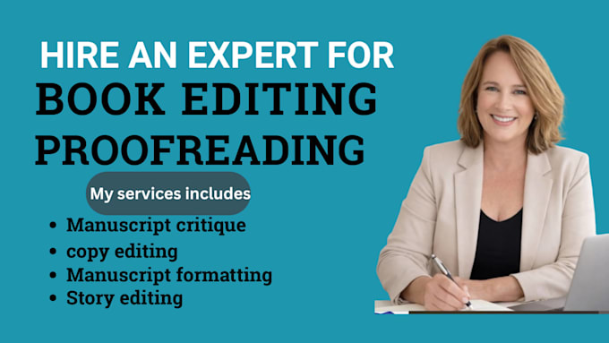 professionally edit, critique, and format your manuscript