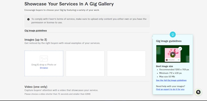 website design landing page