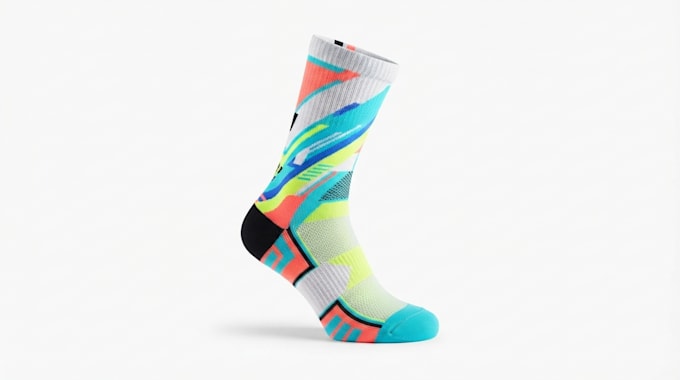 design 3d socks, create sock mockups and realistic renders