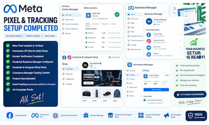 fix facebook meta pixel issues setup tracking business manager and fb shop