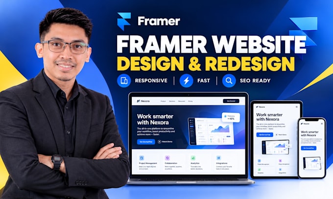 fix framer bugs, cms issues, and build responsive websites