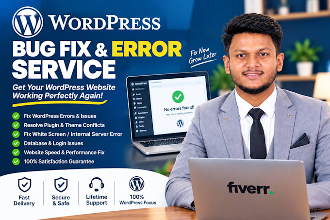 fix wordpress bugs and errors instantly