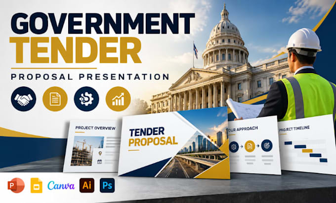 design government tender, rfp response, bid proposal presentation