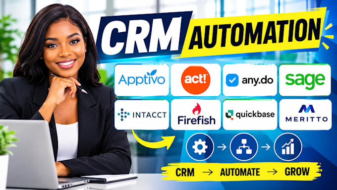 setup apptivo act any do sage intacct firefish quickbase meritto CRM automation