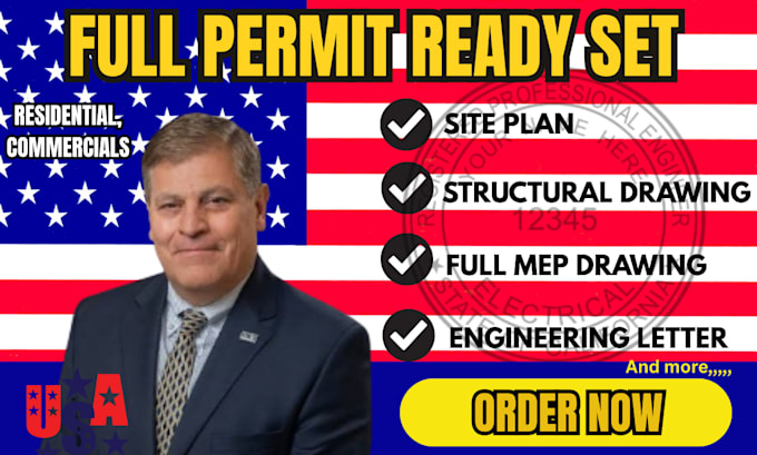 draft city permit drawings,engineer stamp,architect engineering michigan plan,ca