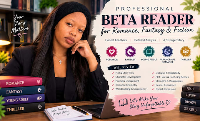 romance beta reader, beta reader fantasy, horror beta reader, sci fi beta reader