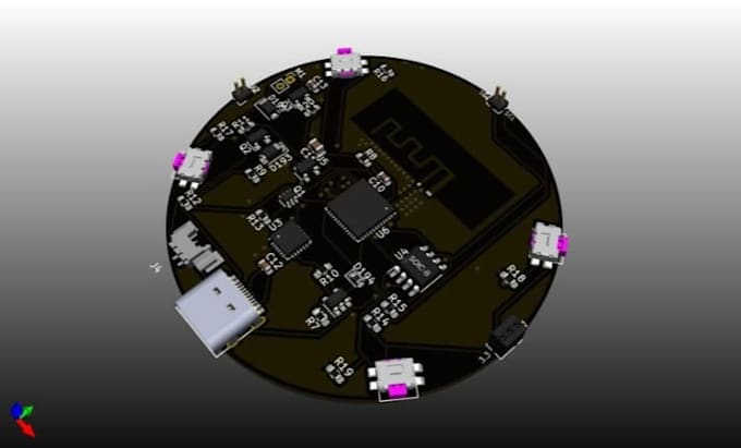 do compact wearable pcb for smartwatch, fitness tracker, ble and sensor devices