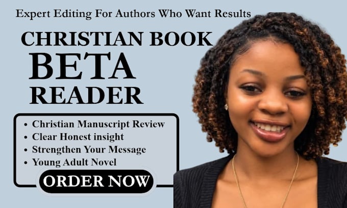 beta read your christian faith based book and provide you honest reader feedback