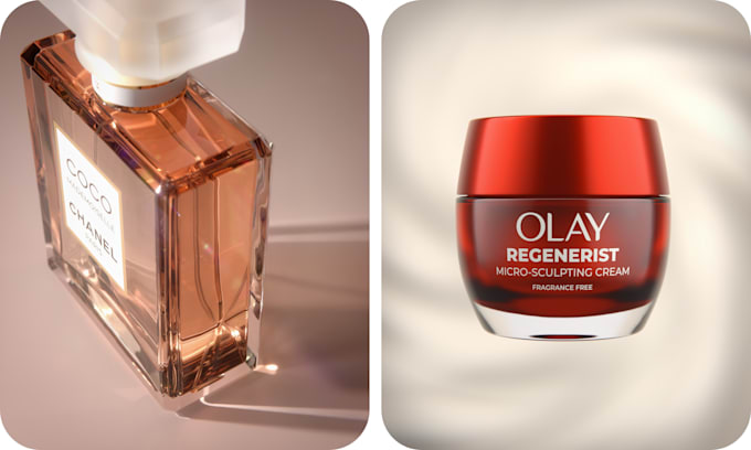 create elegant 3d visuals for beauty and cosmetic products