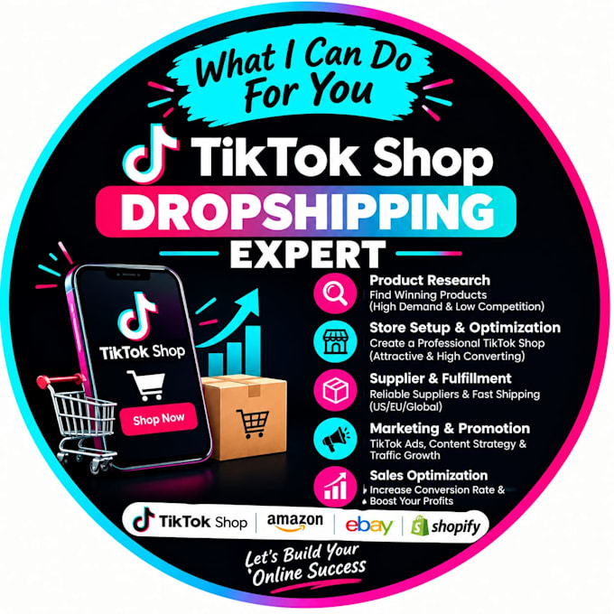 manage your tiktok shop dropshiping store and product