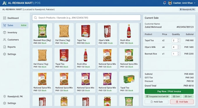 build a custom pharmacy pos and inventory management web app