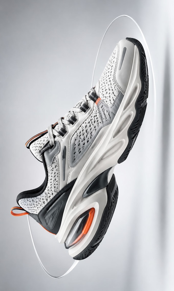 create custom 3d shoe model and realistic product renders
