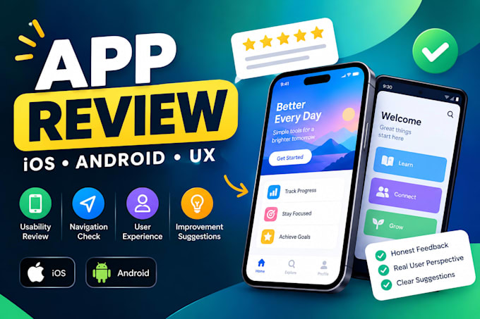 do mobile app promotion, app install, android ios app review