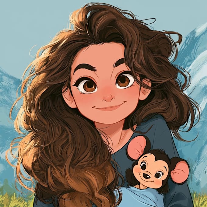 do disney cartoon portrait
