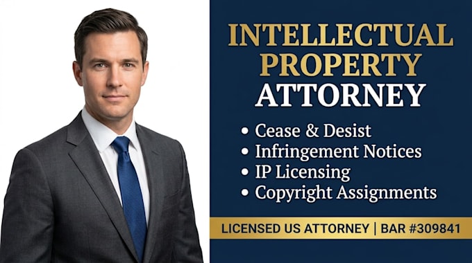 draft a powerful attorney copyright infringement or dmca notice