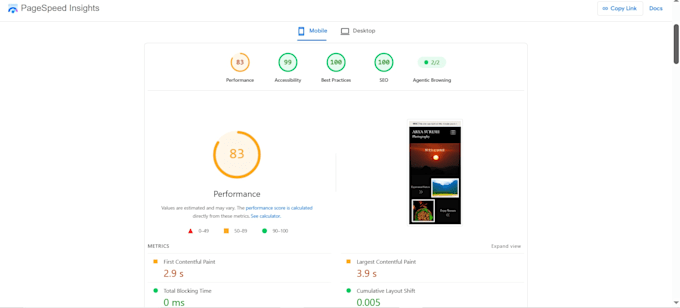 improve your website page speed and core web vitals