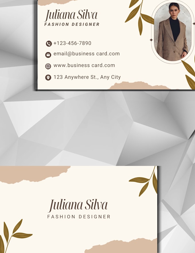 design professional and customized business cards for you