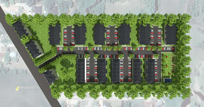 design site plan, facility master plan, community spatial map, site development